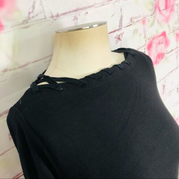 Bailey 44 long sleeve black bodycon dress - Picture 4 of 13